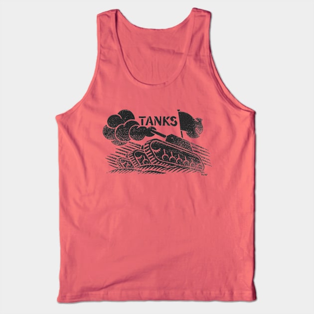 Tanks (Thanks) Tank Top by WonderWebb